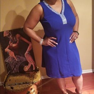 Ronni Nicole blue dress size 12
